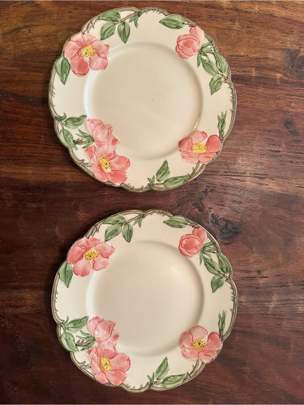 Franciscan Desert Rose Collection made in USA- Set of 2